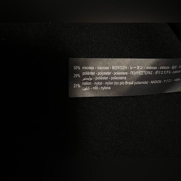 4/$20 - Zara knit tshirt black with gold chain women’s size small - Picture 10 of 10